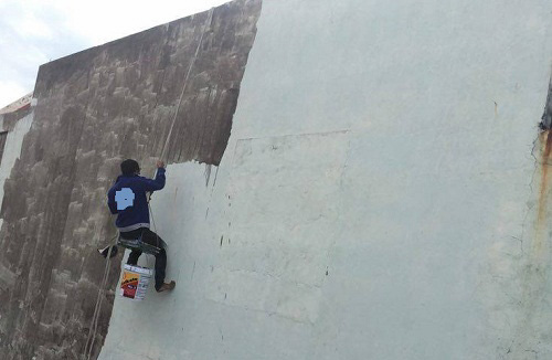 Chống thấm khe tiếp giáp hai nhà tại Hải Phòng và Quảng Ninh